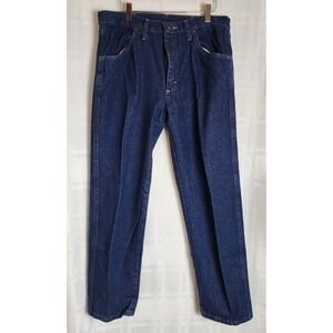 Rustler Men Jeans Dark Wash Straight‎ Fit Size 34 x 29 RN 130273
